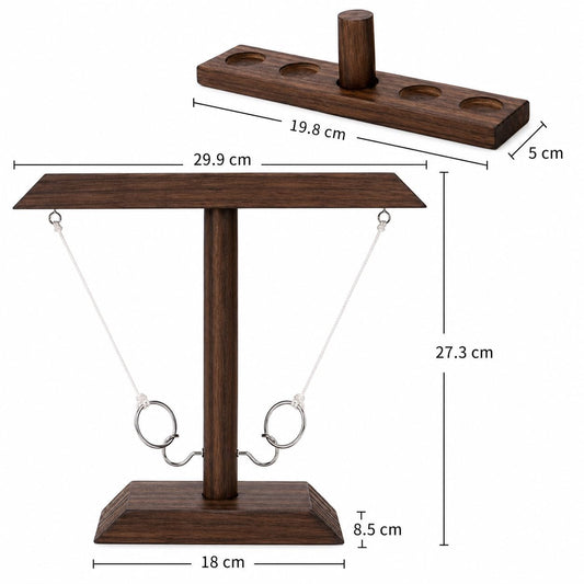 Wooden Ring Toss Game