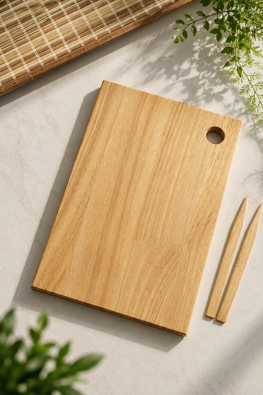 Premium Rubber Wood Chopping Board – Strong, Stylish & Kitchen Friendly