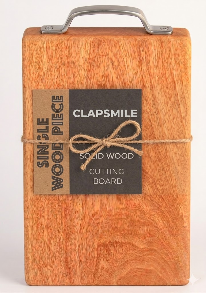 Wood Chop Handcrafted Anti-Bacterial Solid Wood Chopping Board